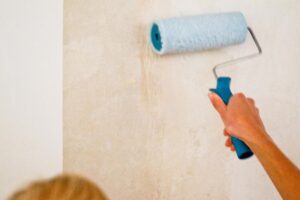 Peindre sur crépi intérieur