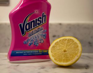 Tache due au Vanish