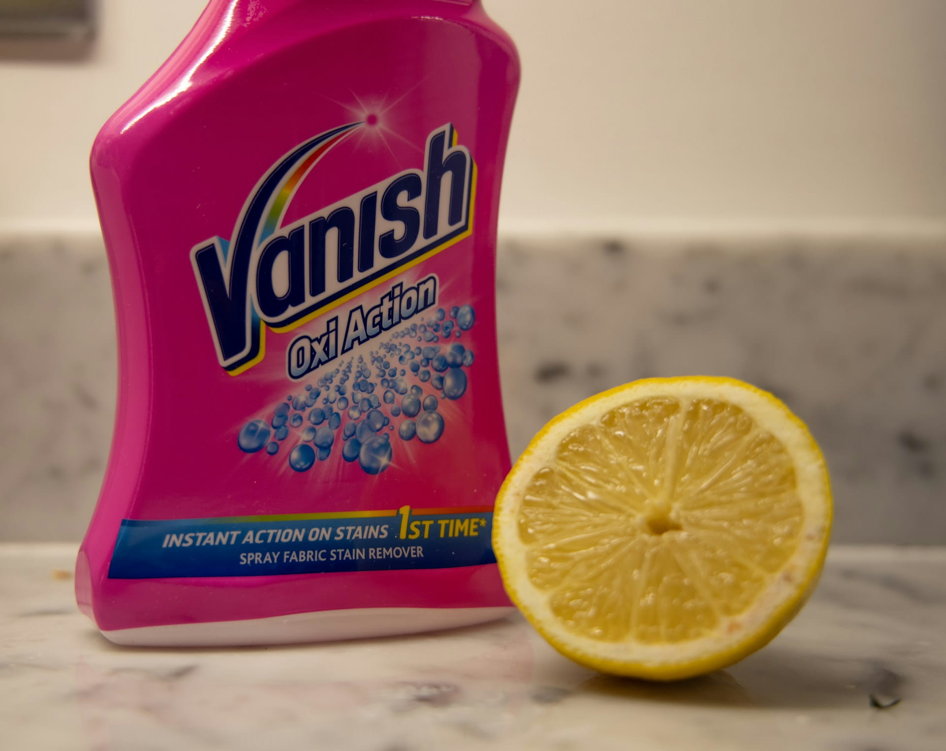 Tache due au Vanish